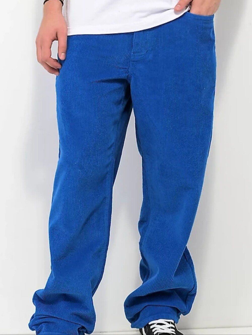 Empyre Men's Corduroy Pants in Royal Blue